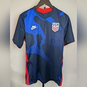 Nike Men's Size S 2020 USMNT USA National Team Stadium Away Jersey Blue